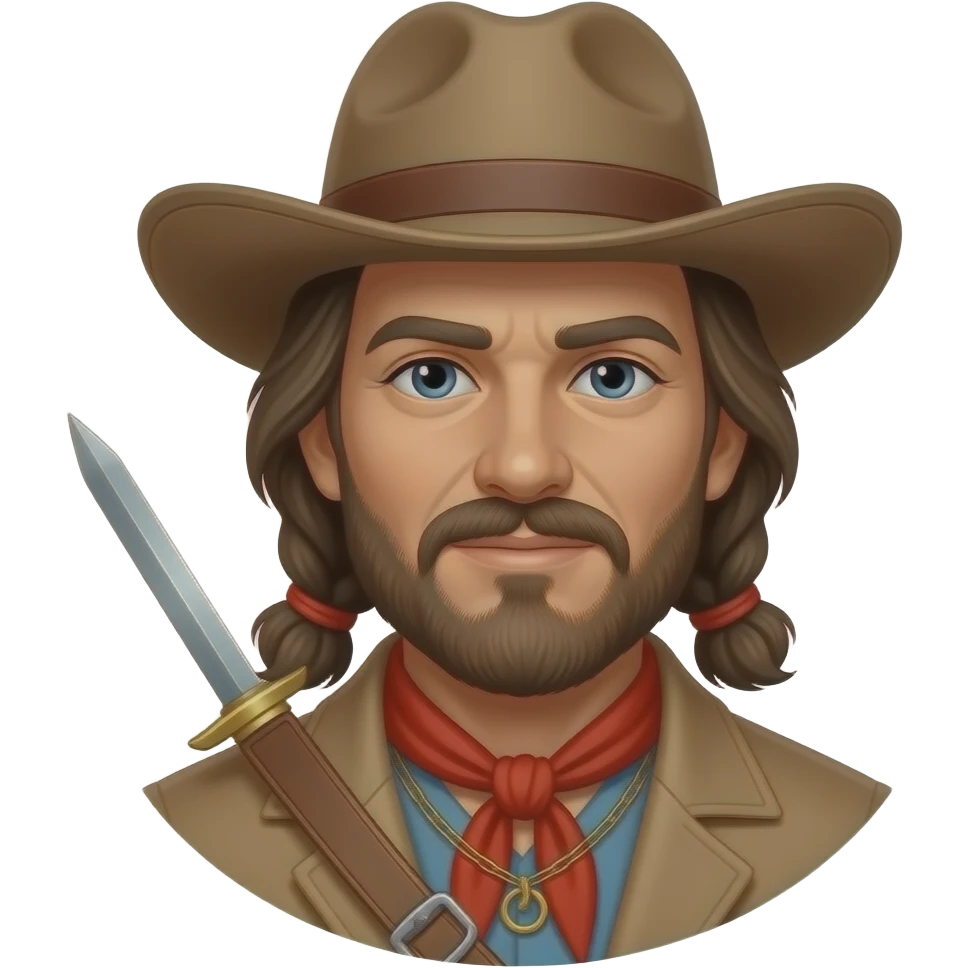 A wild buckskin pioneer named, Franklin Nathaniel "BUCK" Wild... emoji