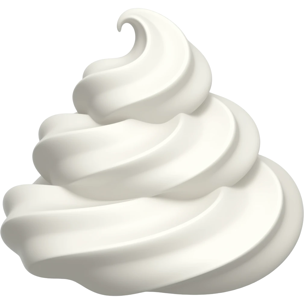 Whipped cream emoji