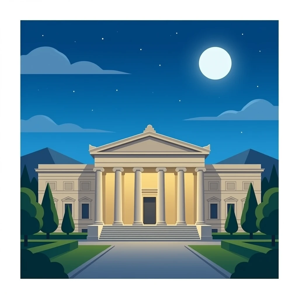 Metropolitan Museum night emoji