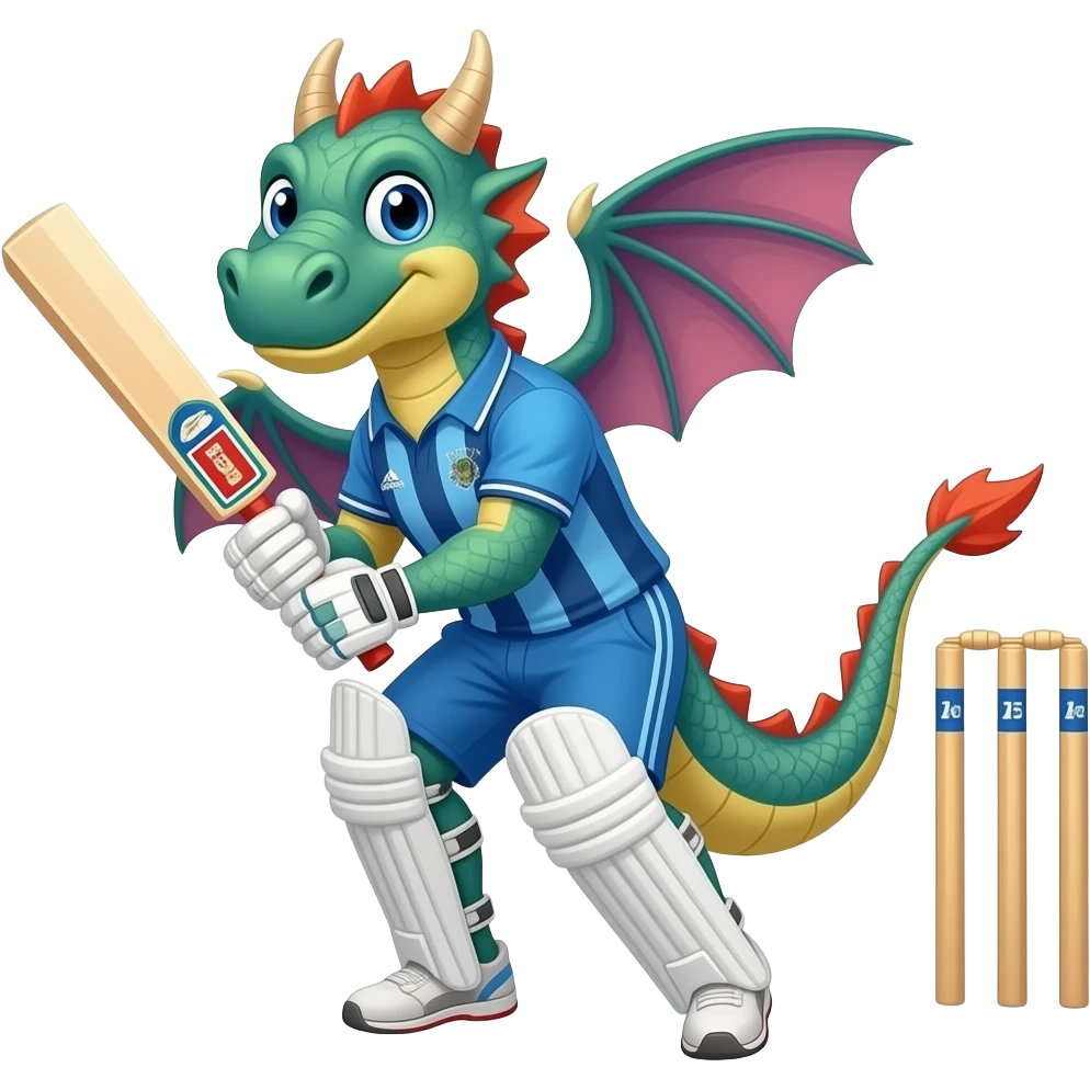 Somerset cricket dragon emoji