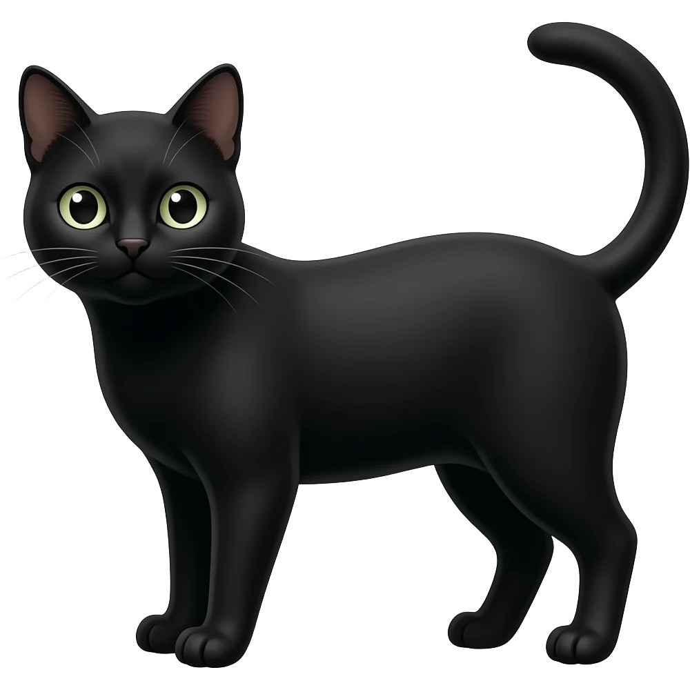 black cat emoji