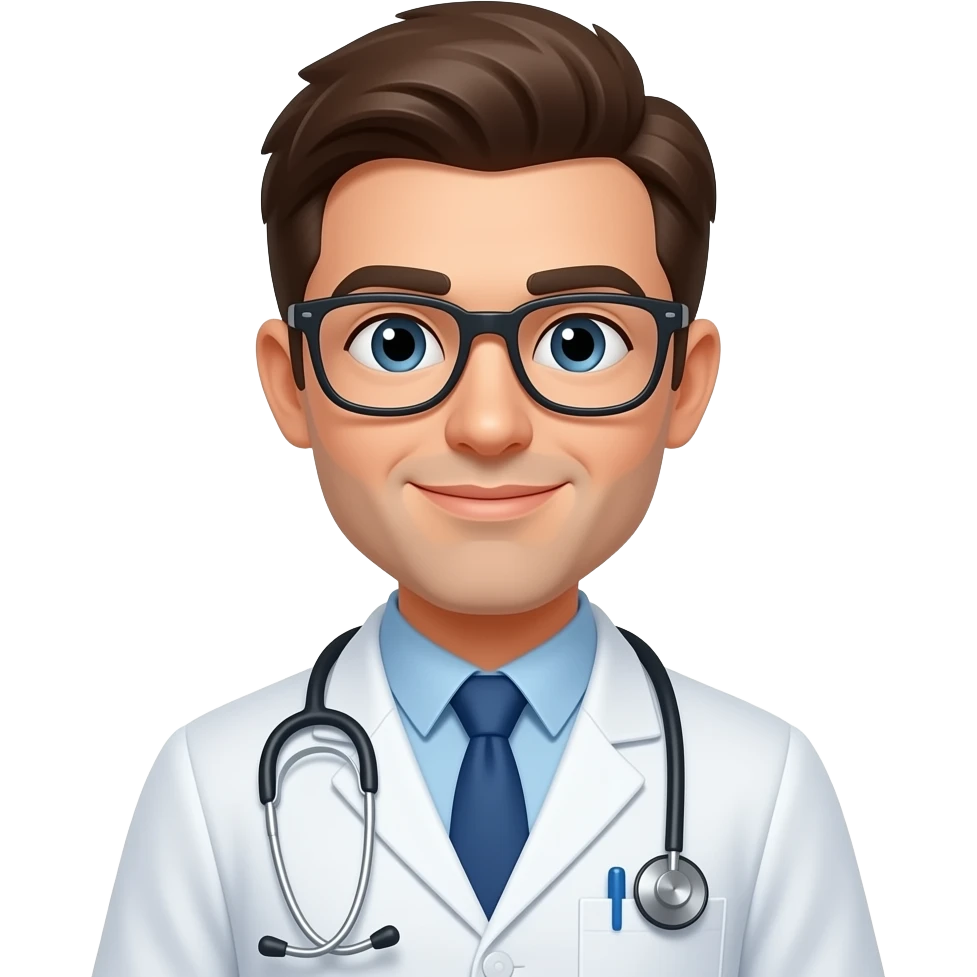 paciente médico estilo apple emoji