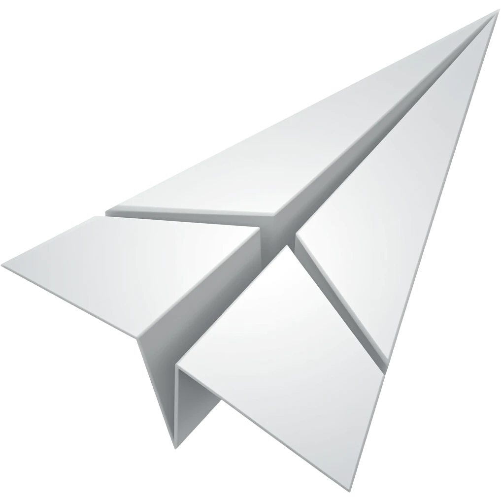 Paper airplane emoji