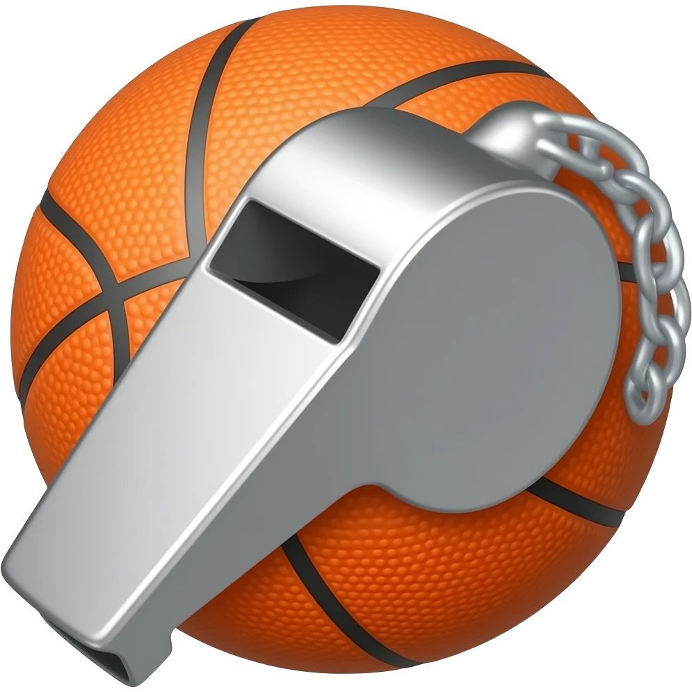 silbato arbitro de balocnesto emoji