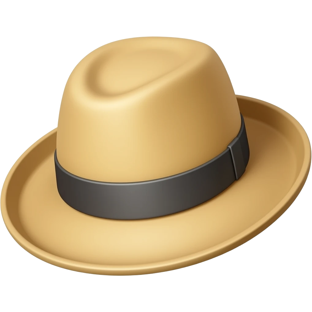 Could you create an emoji of an ordinary hat emoji