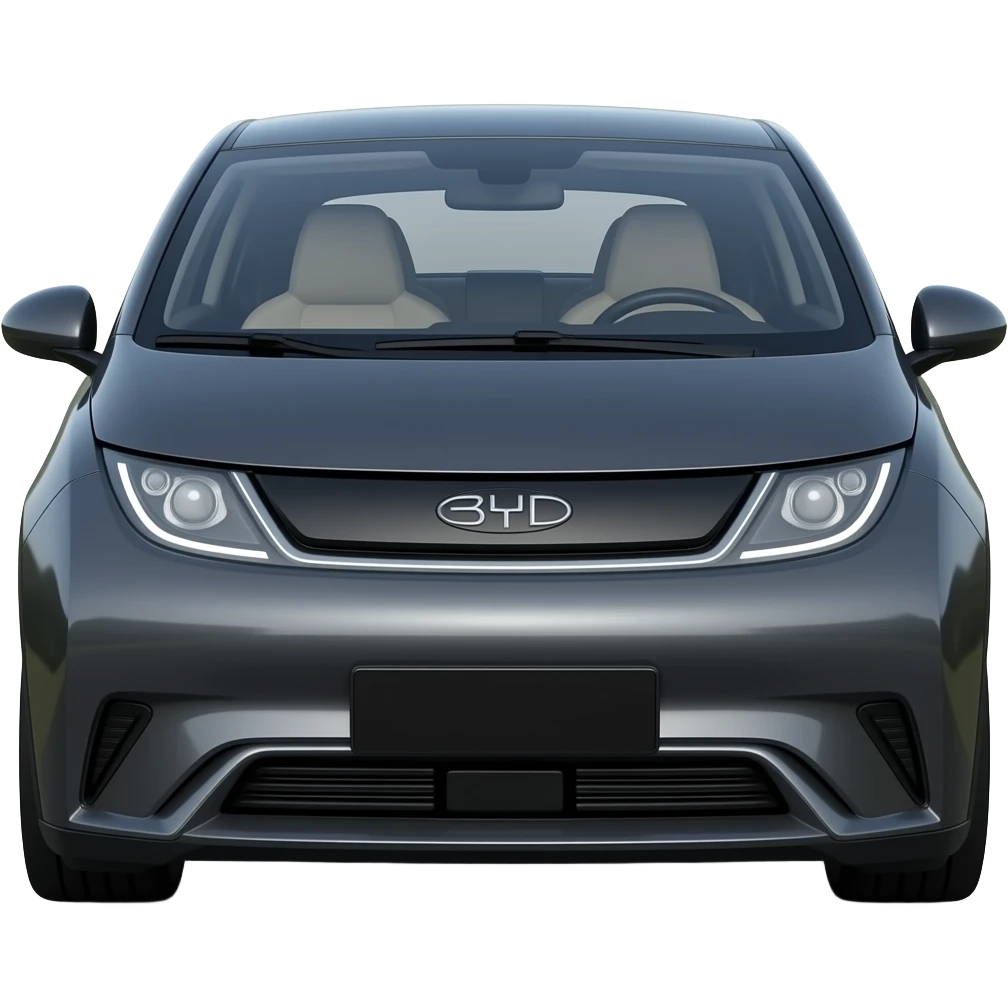 black byd dolphin mini car emoji