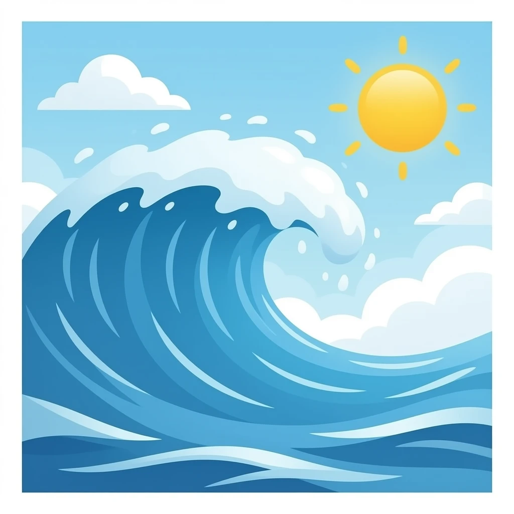 Ocean Wave emoji