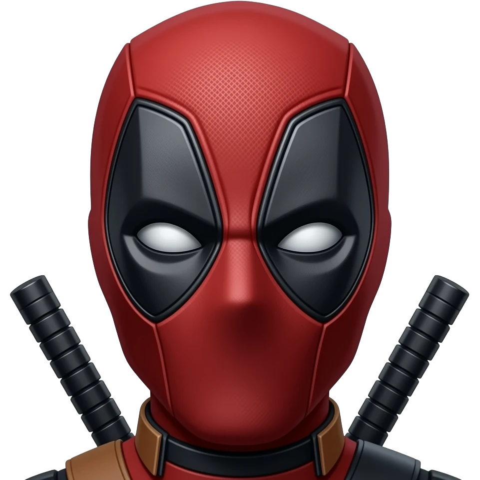 Deadpool face emoji