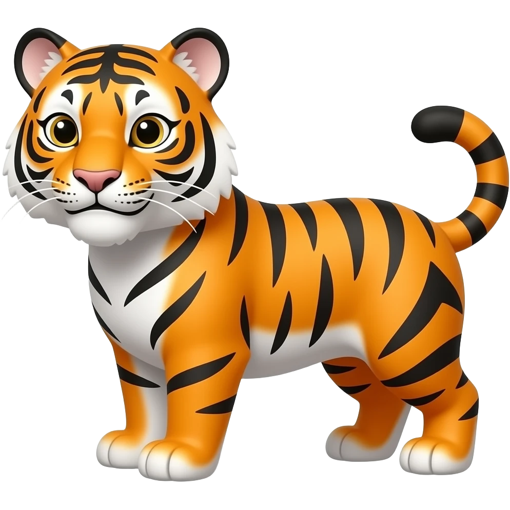 Cartoon tiger emoji