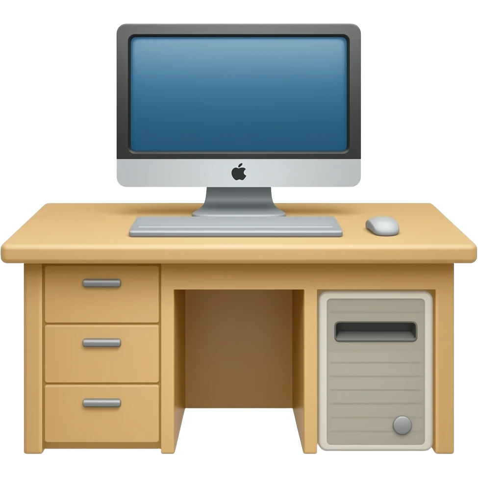 computer desk emoji