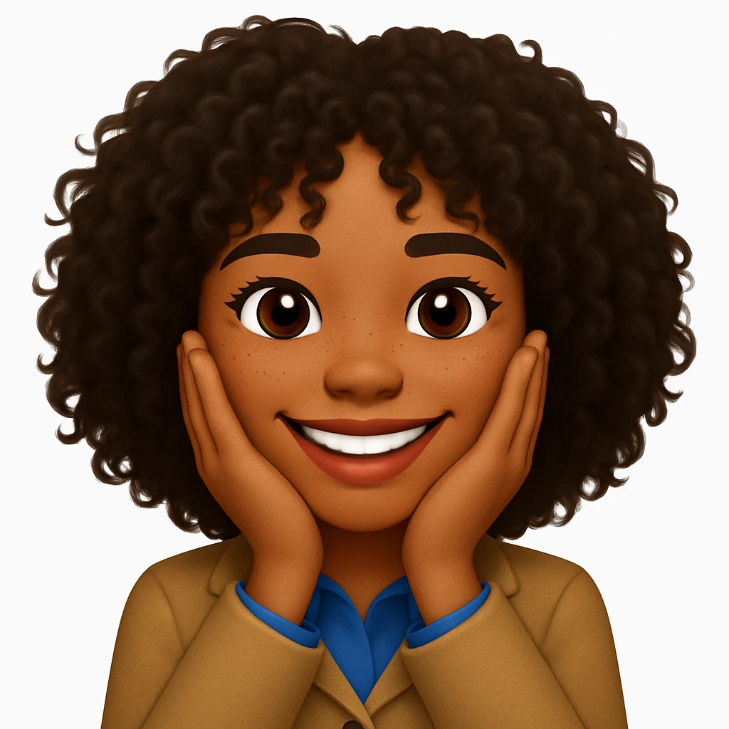 turn the second man in emoji style of the 1st image, match the facial features and match dressing style emoji