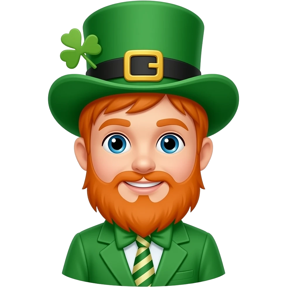 Kid leprechaun emoji