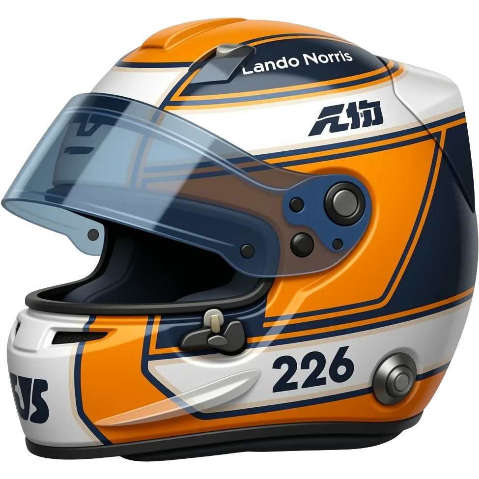 can you generate lando norris 2026 f1 helmet emoji