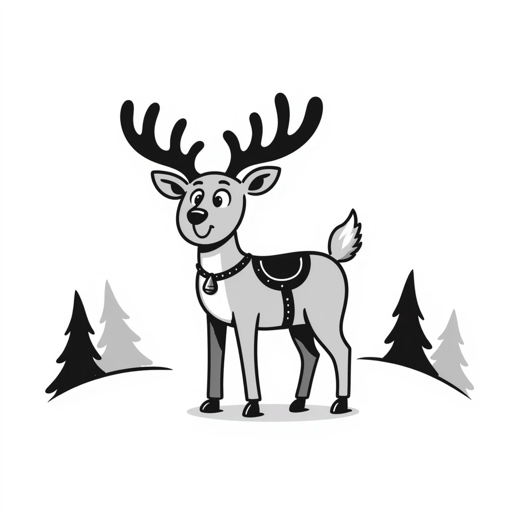 Reindeer emoji