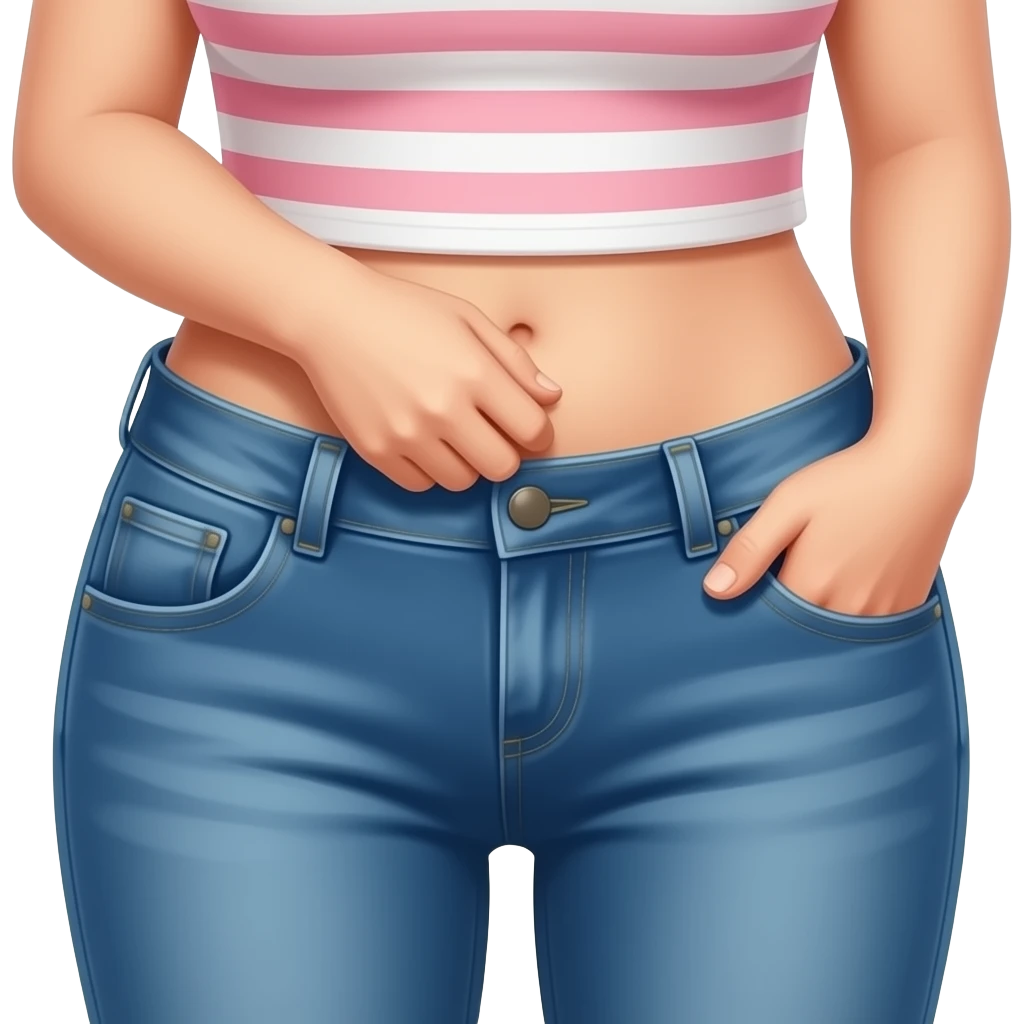 girl peeing pants emoji