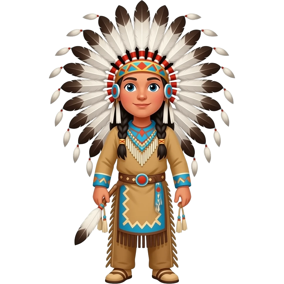 Native American pow wow emoji