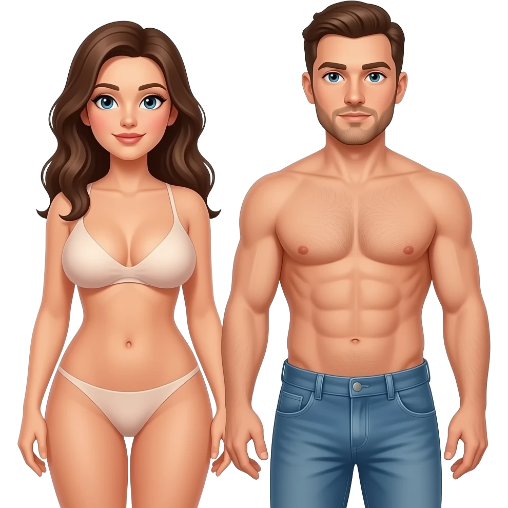 Naked Man and women Naked woman big very boobs and big ass and man big dick emoji