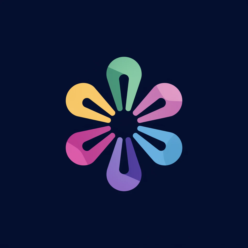 make a colorful logo of "Ideogram V2a" emoji