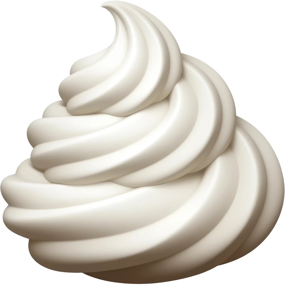 whipped cream and chocolate emoji