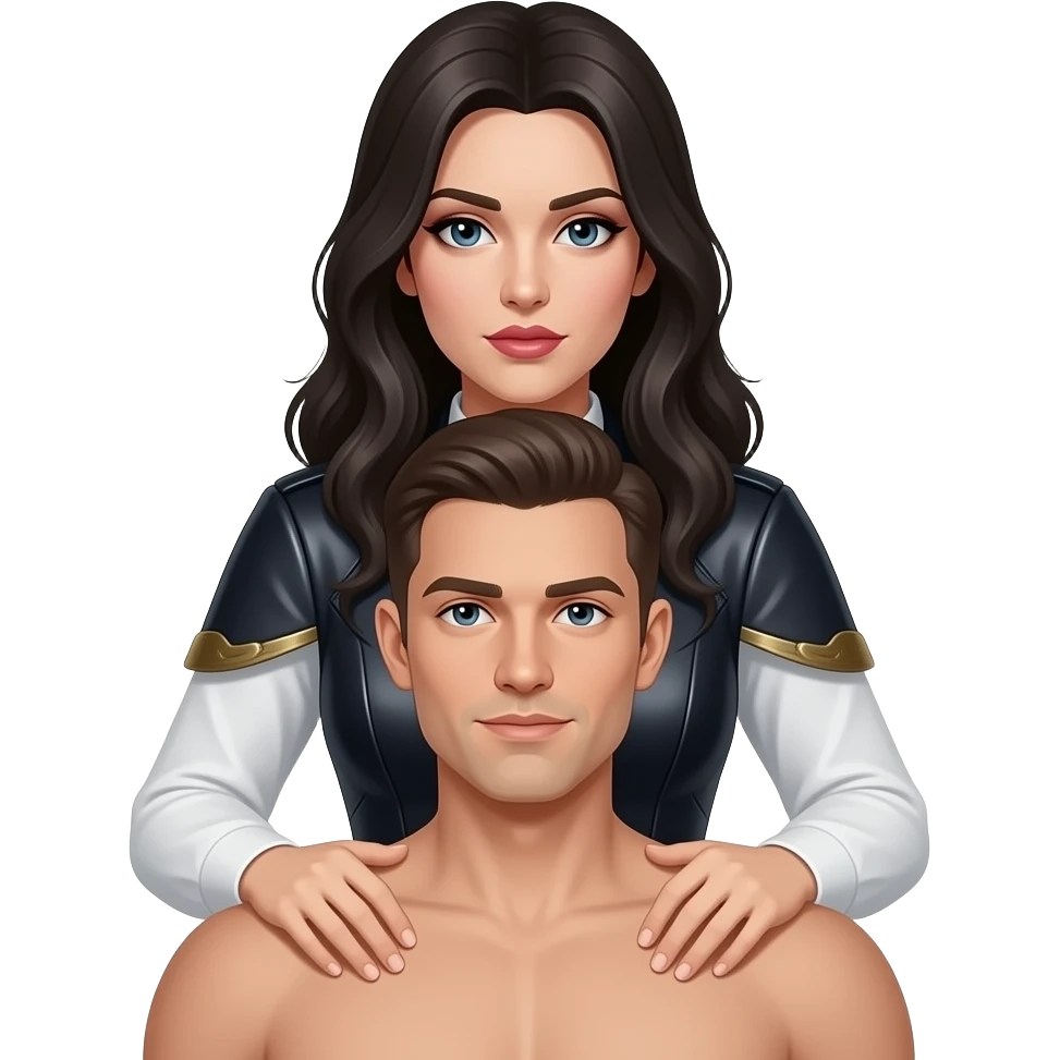 Femdom's sub man emoji