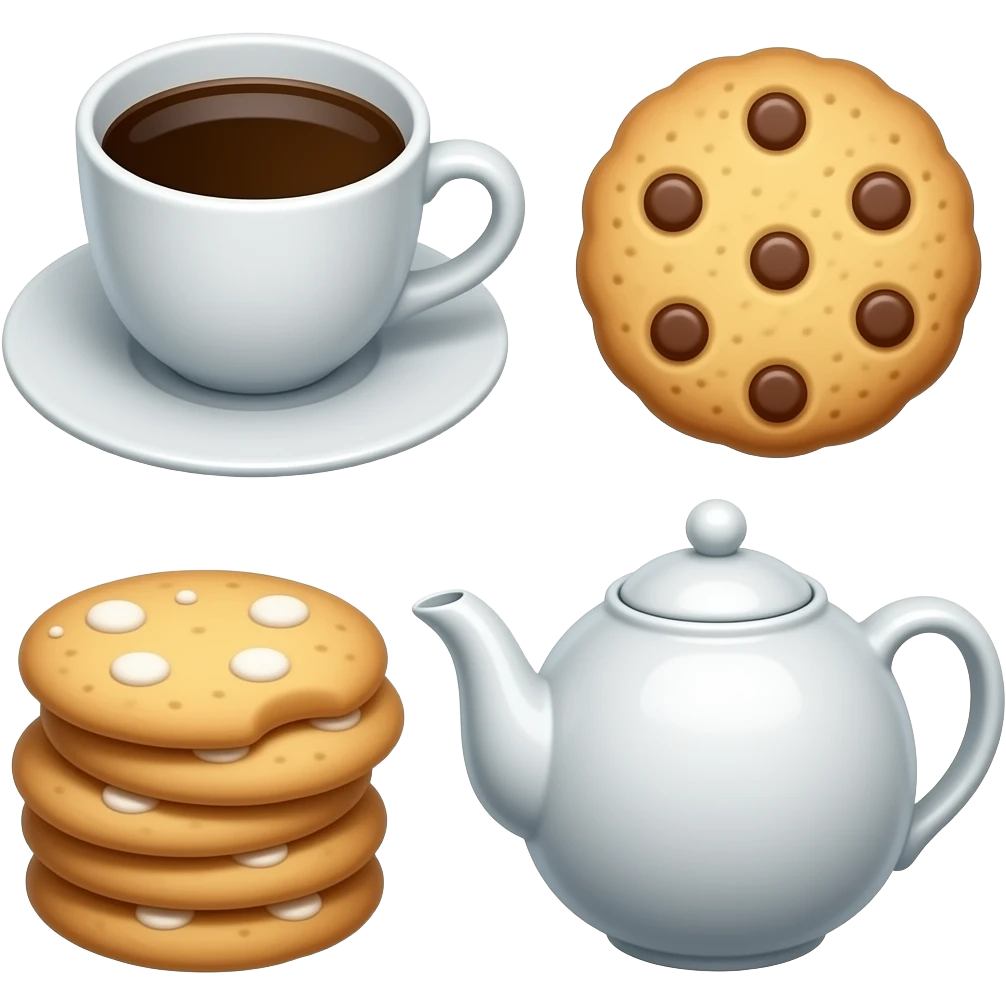 ☕️🍪🫖 emoji