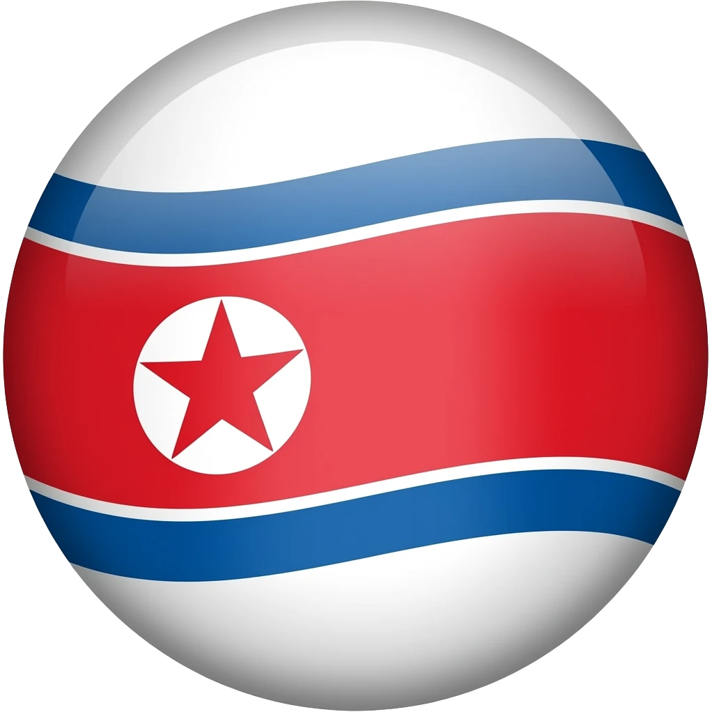 Make the flag of dprk emoji