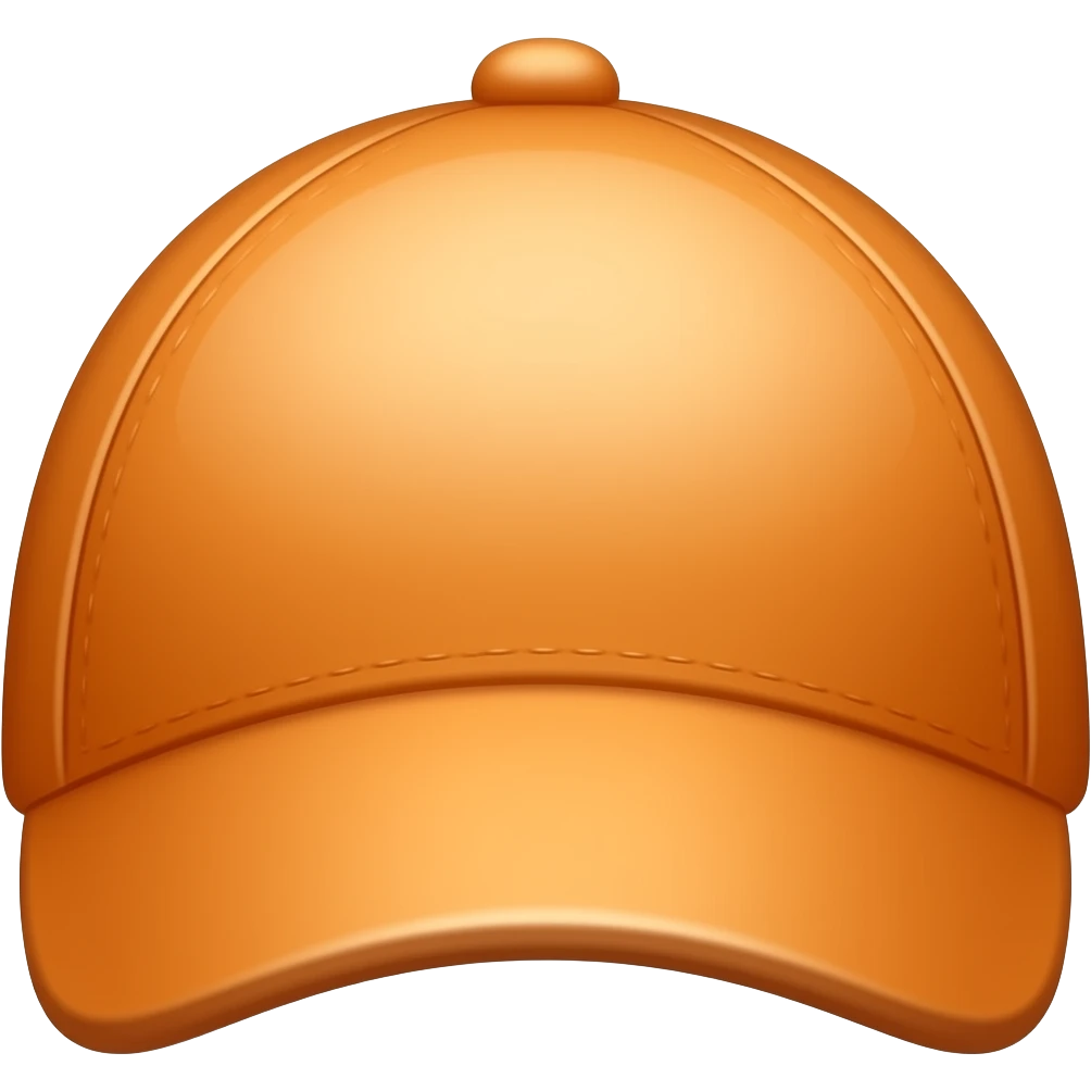 Orange cap emoji for wats app status emoji