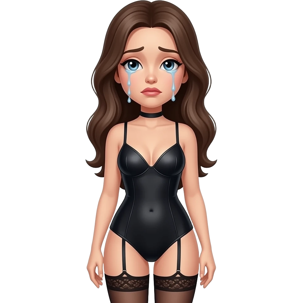 Female   crying fly ...and make fly a sexy looks emoji
