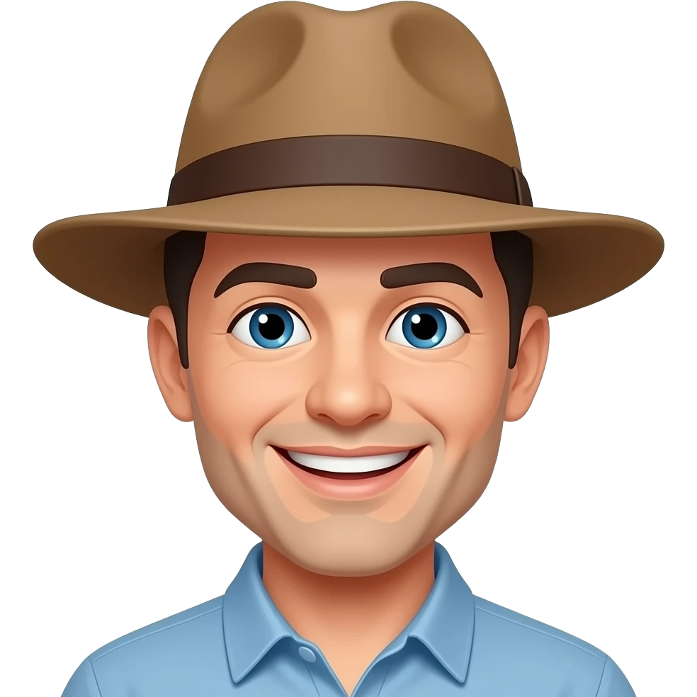 Carinha sorridente emojis.com um boné SR emoji