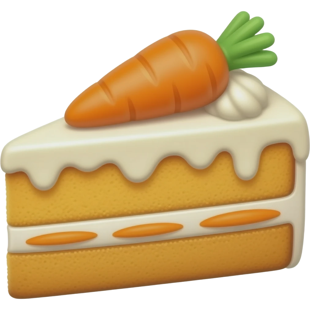 torta di carote emoji