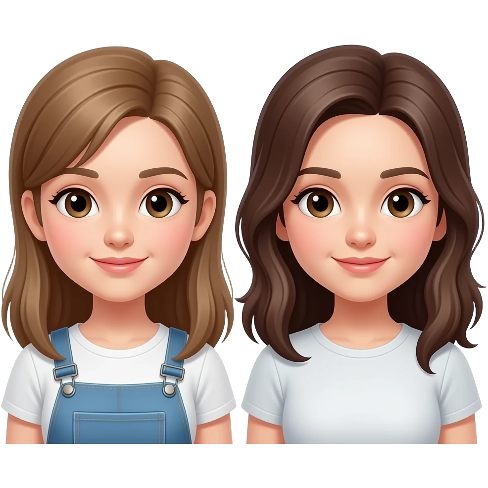 dos niñas emoji