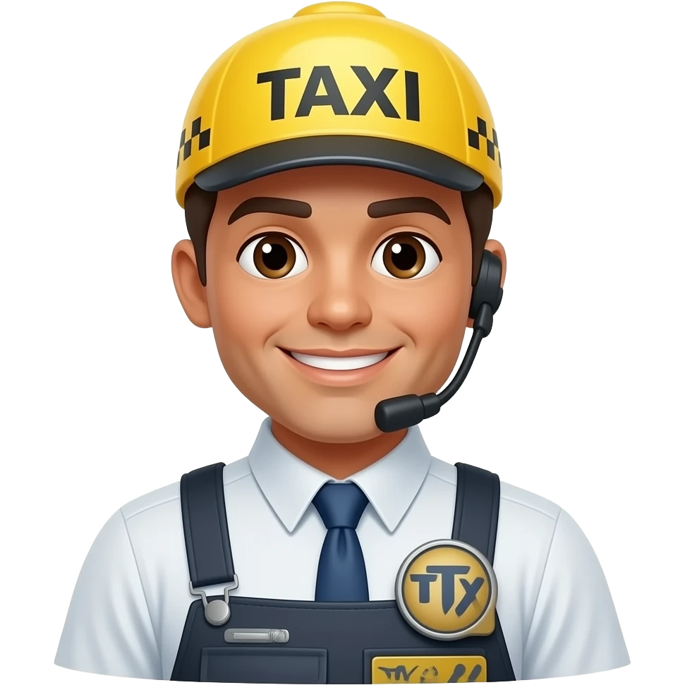 taxi driver emoji