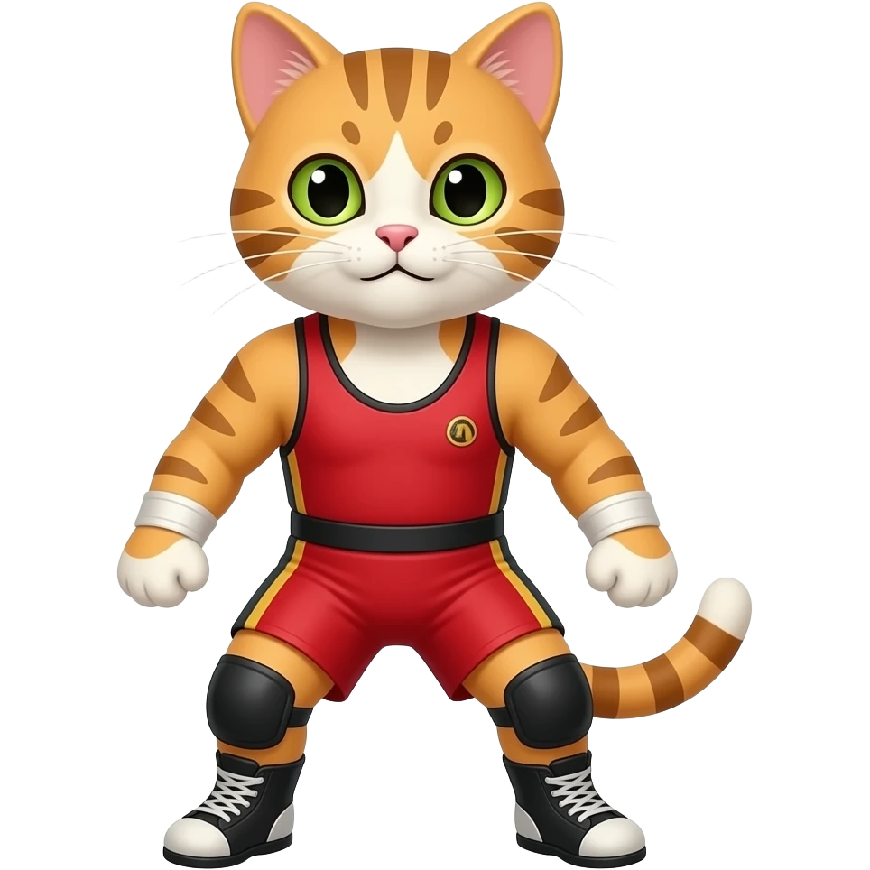 a cat wrestler emoji