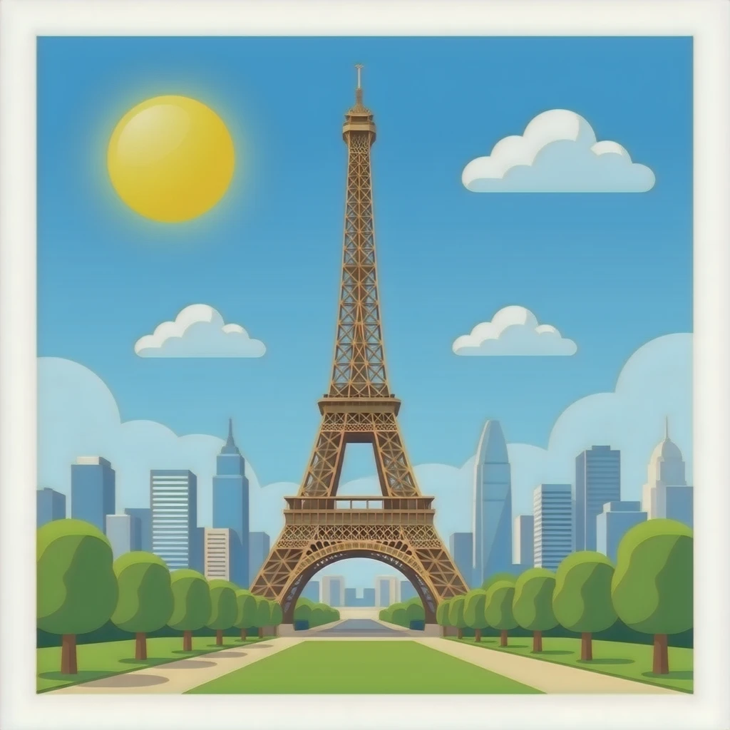 torre eiffel emoji