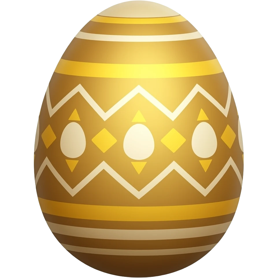 egg golden easter emoji