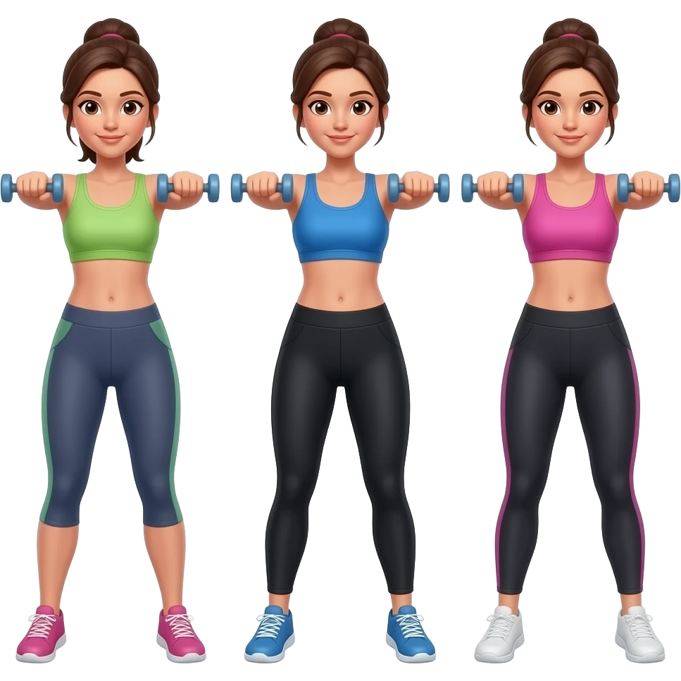 upper body training women emoji
