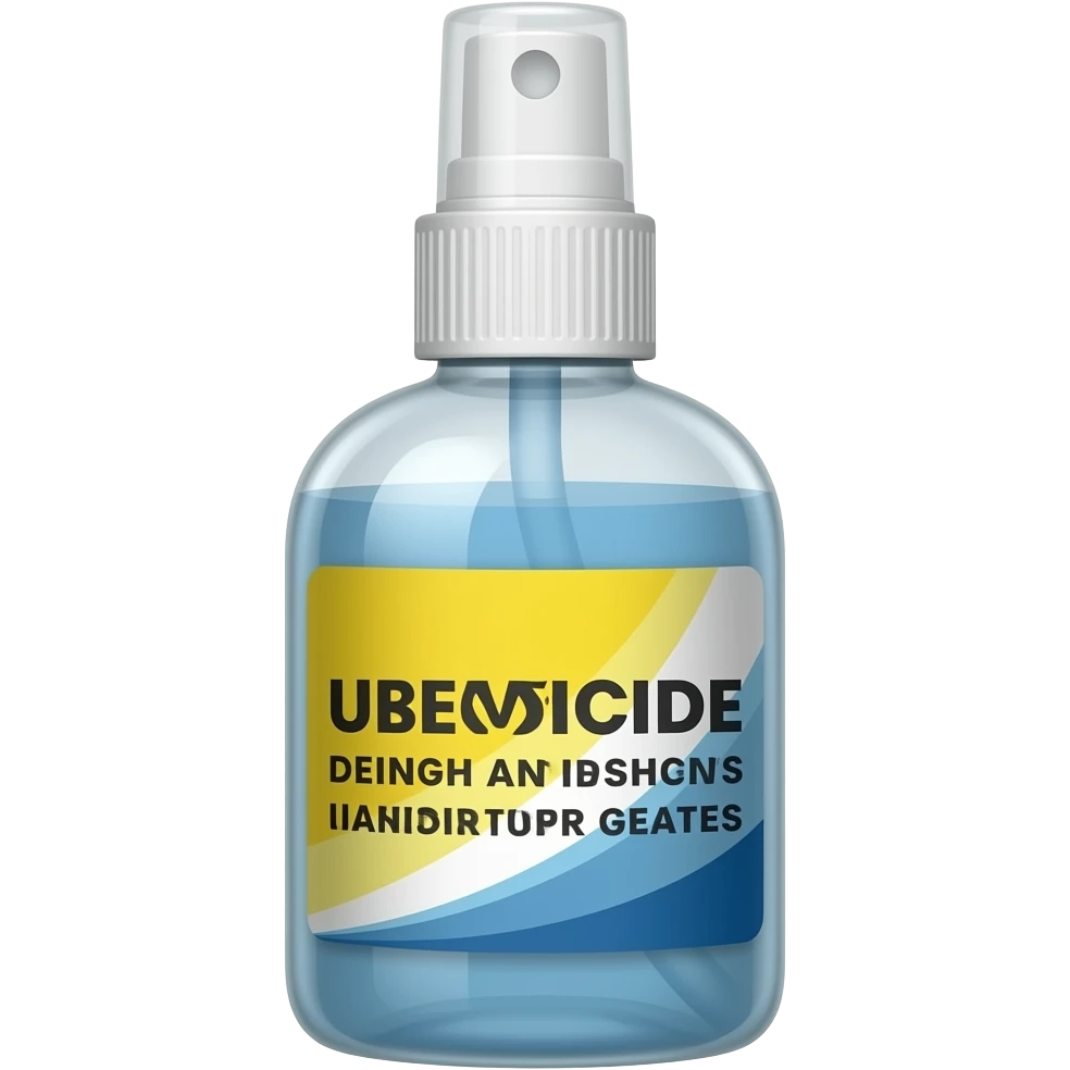 Insecticide spray bottle emoji