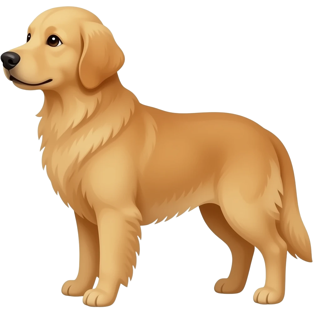 Golden redriver emoji