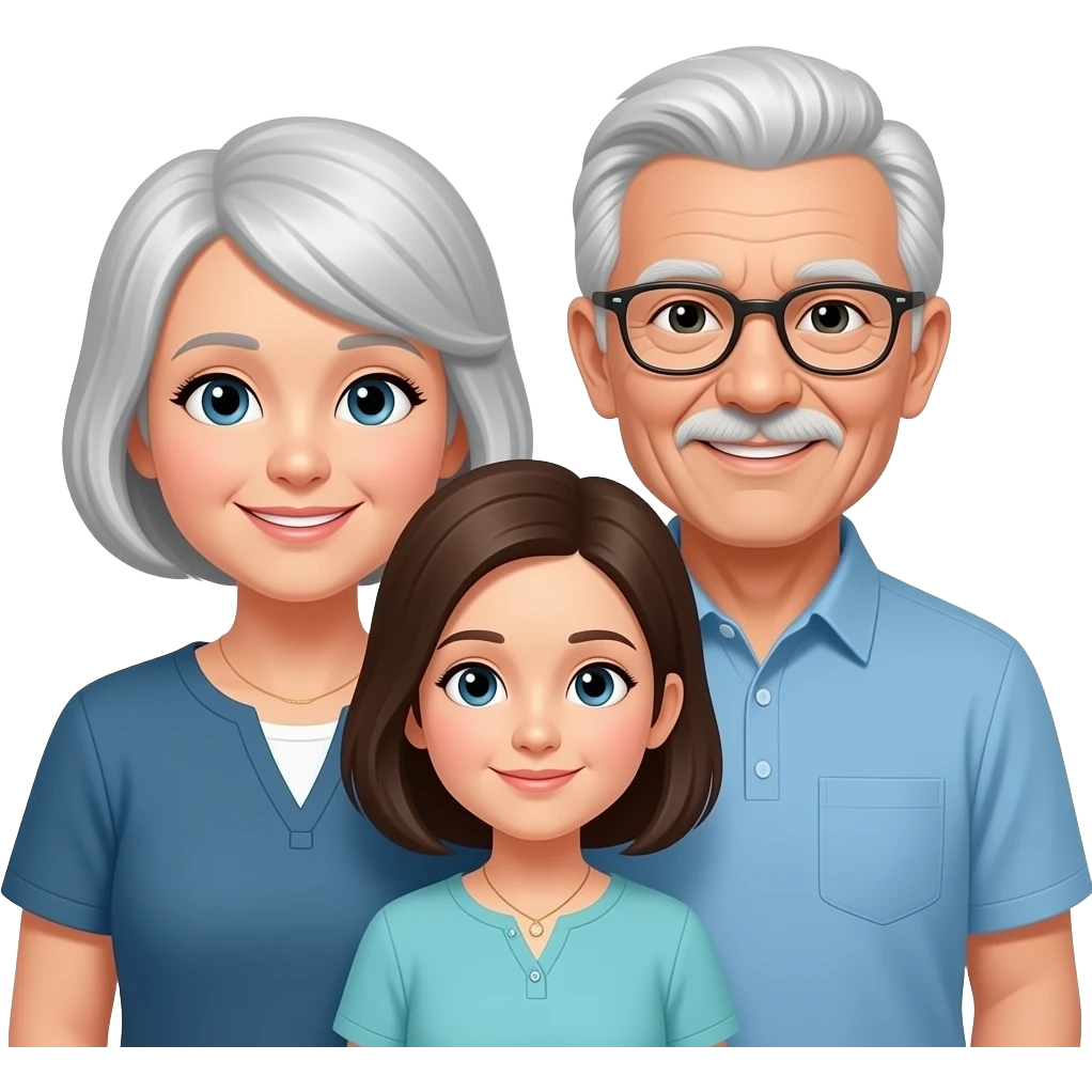family with elderly emoji