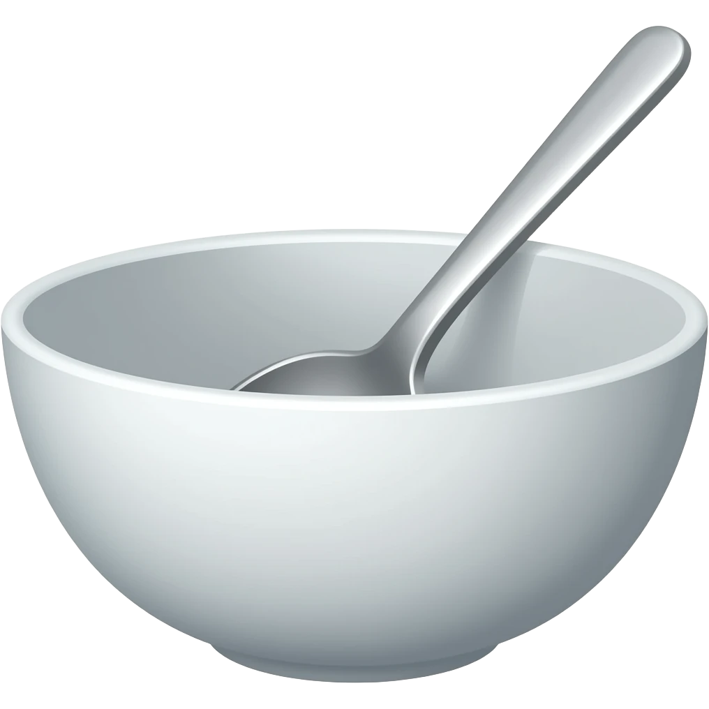 Bowl with Spoon emoji