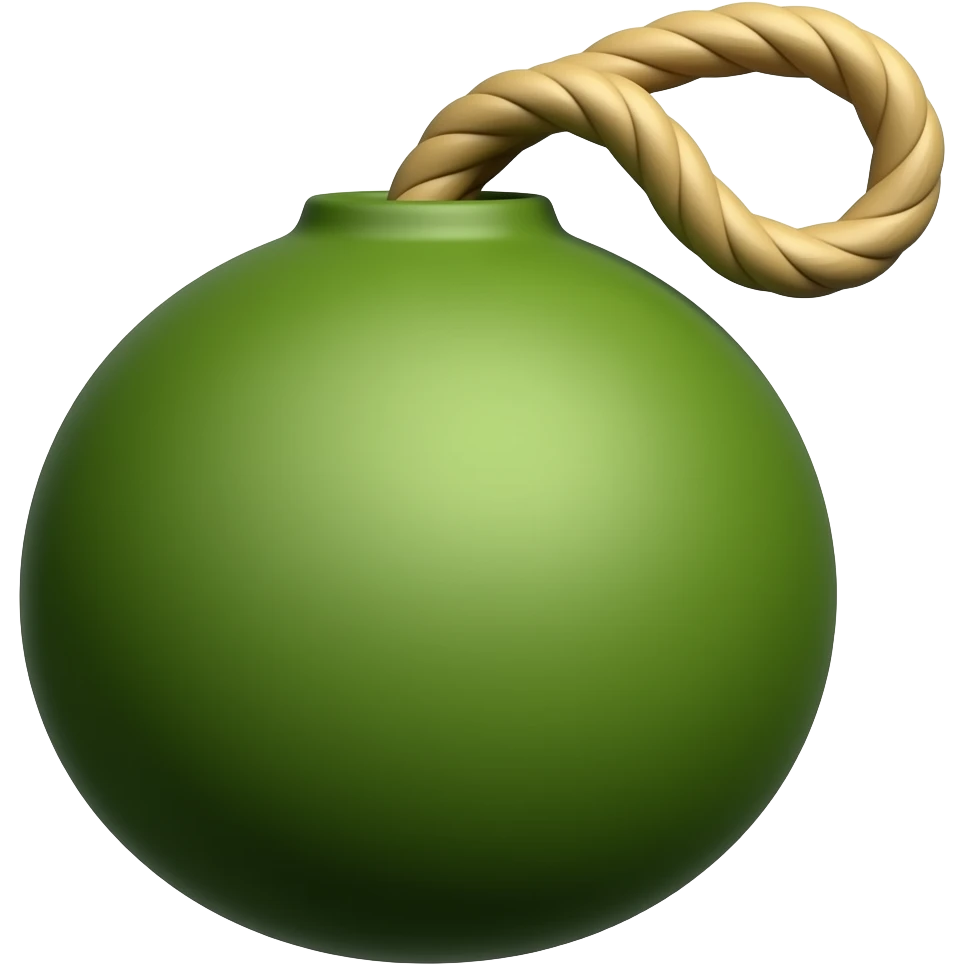 green bomb, don't use copyrighted material emoji