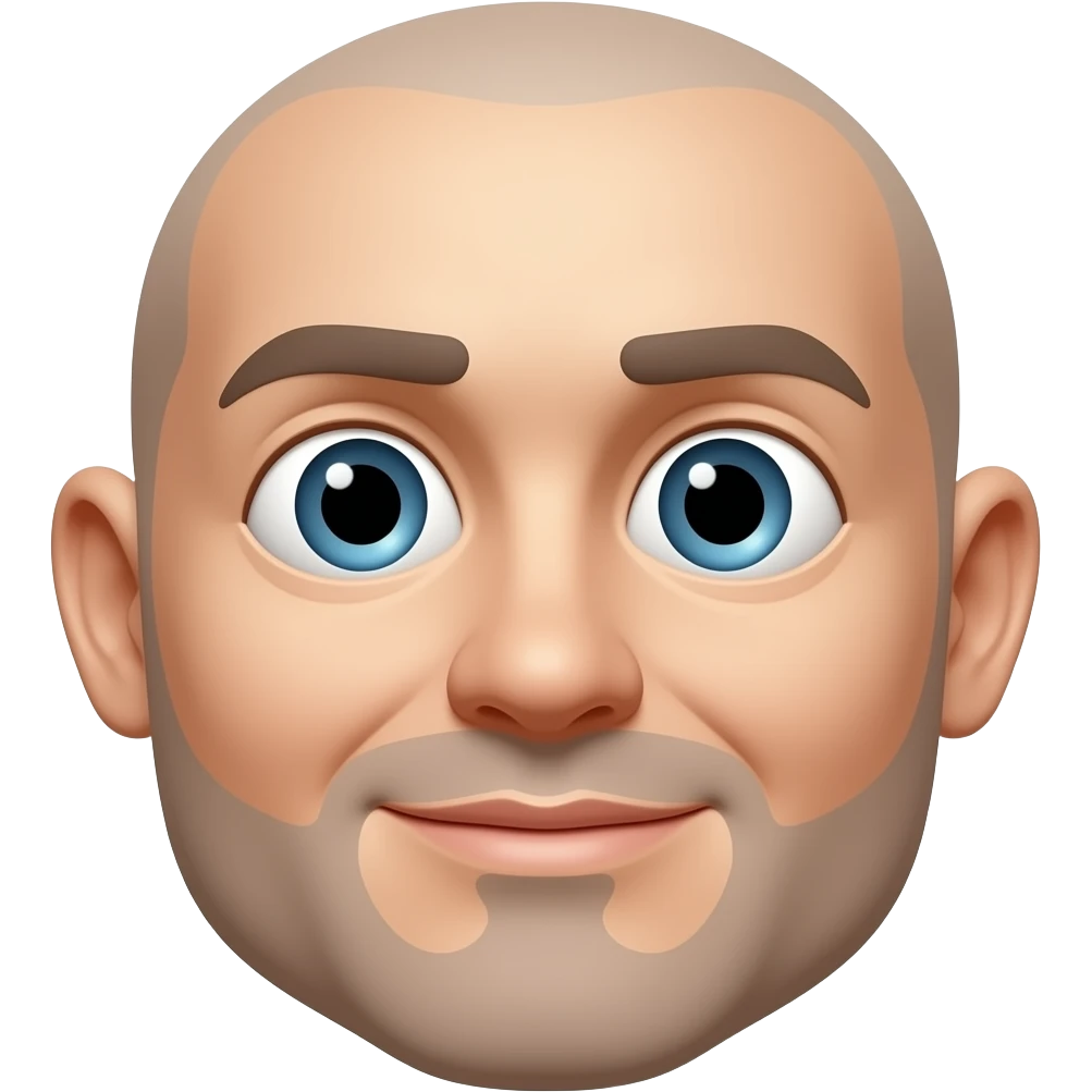 Distorted face emoji