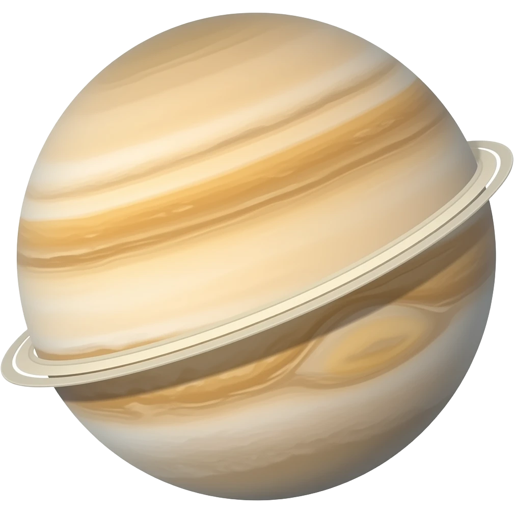 Haumea oval rings dwarf planet without background emoji