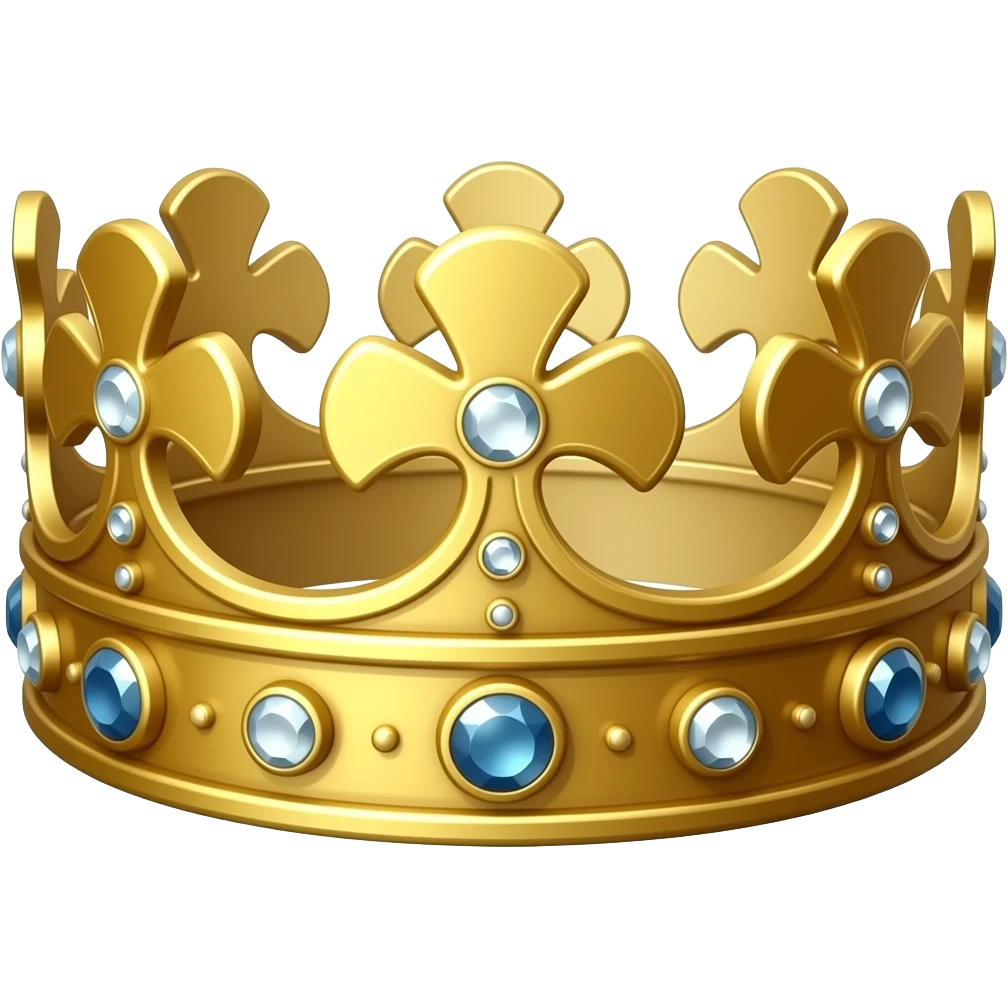 Corona laureada imperial de oro y diamantes del dios Emperador de Warhammer 40k emoji