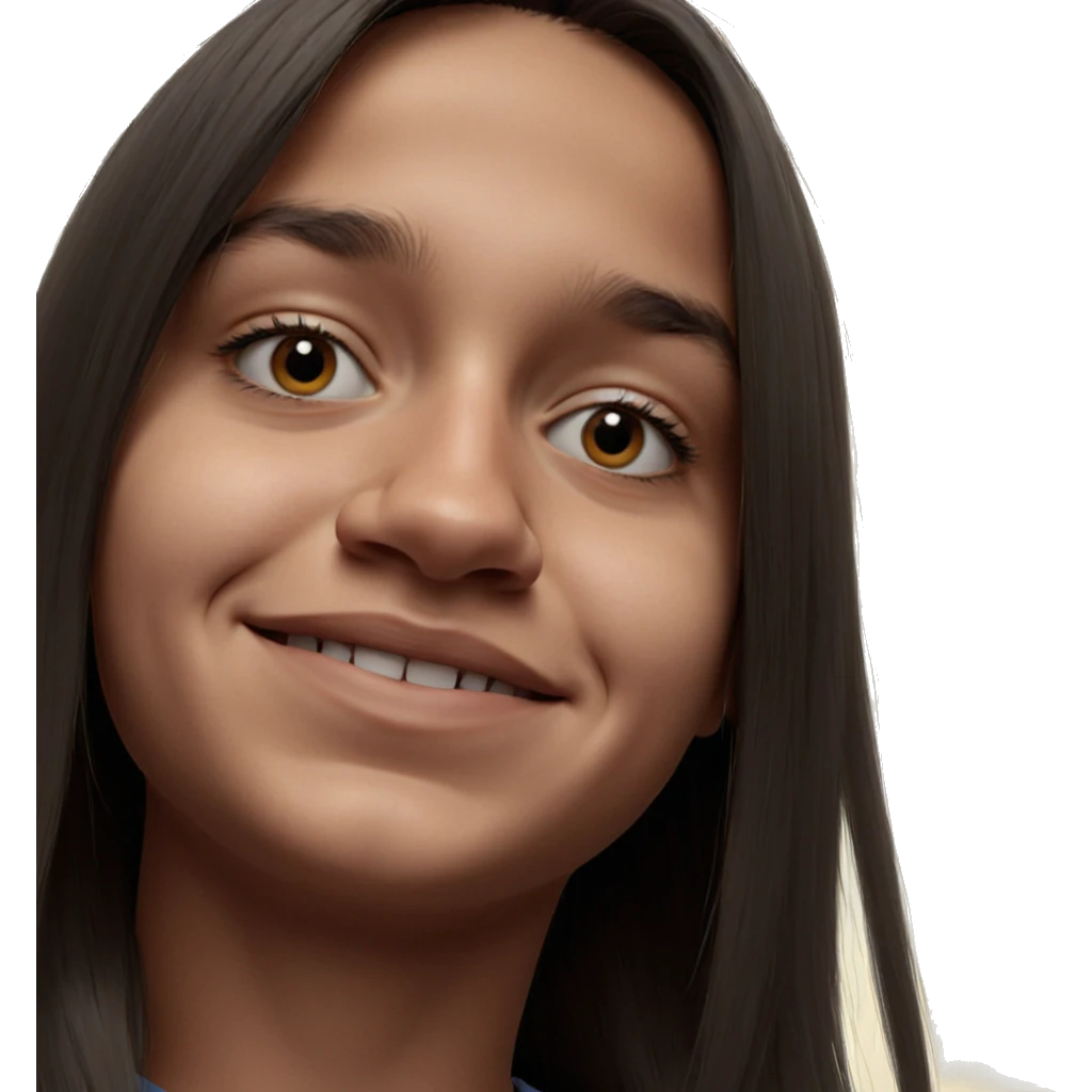 smiling solo portrait of boy emoji