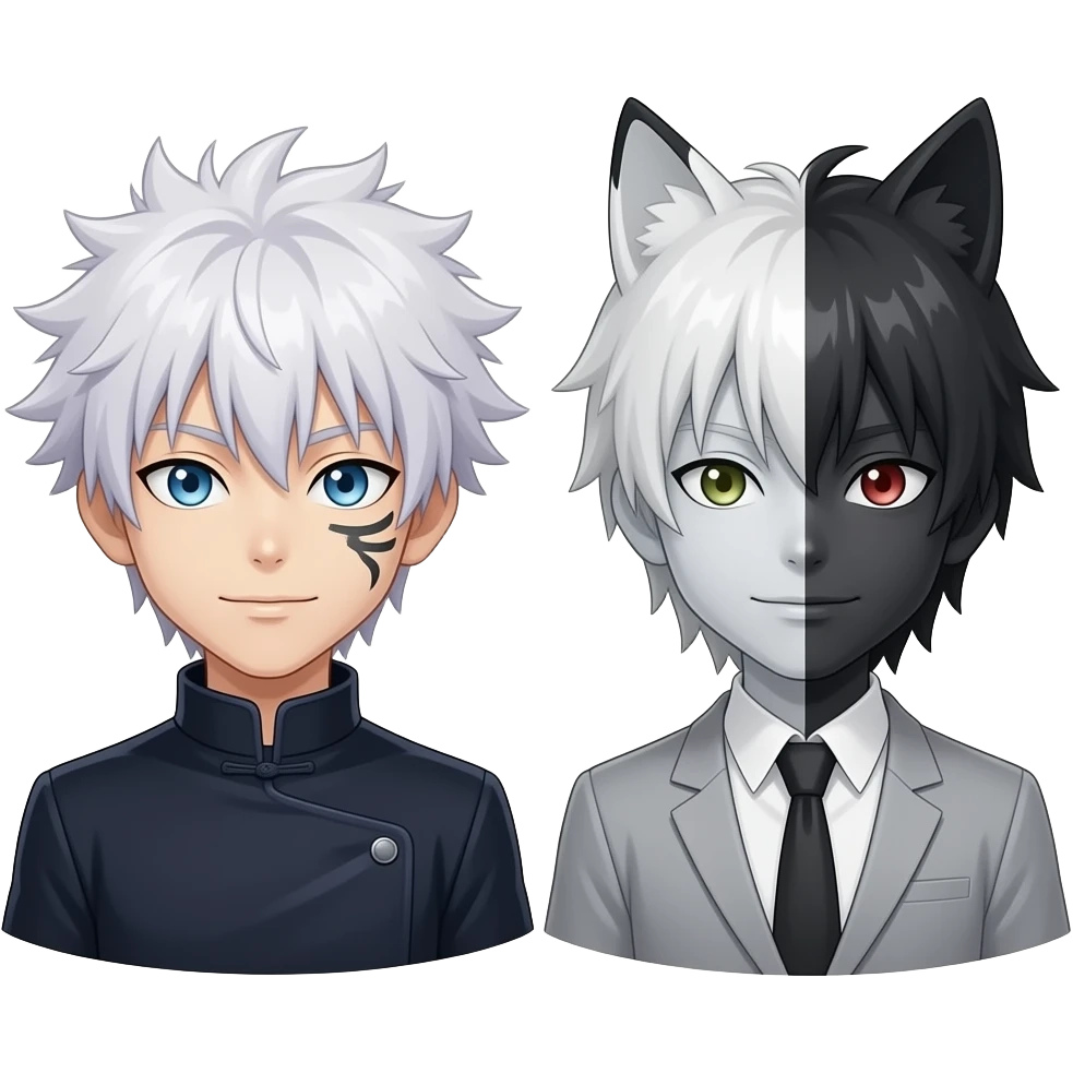 mix gojo and sukuna emoji