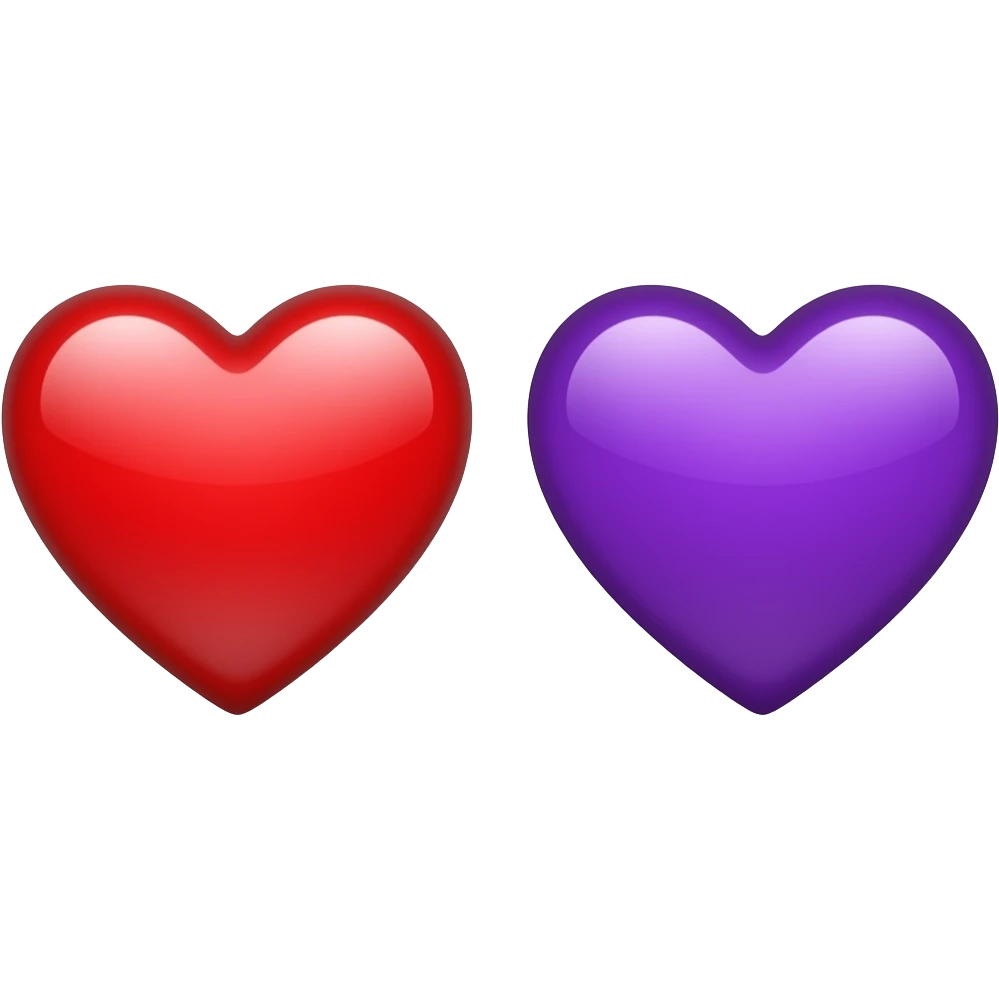 ❤️💜 emoji