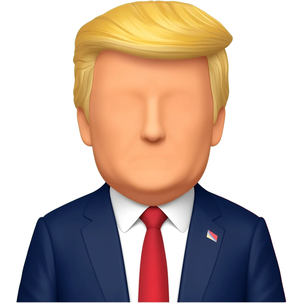 Presidente of iran stamp trump emoji
