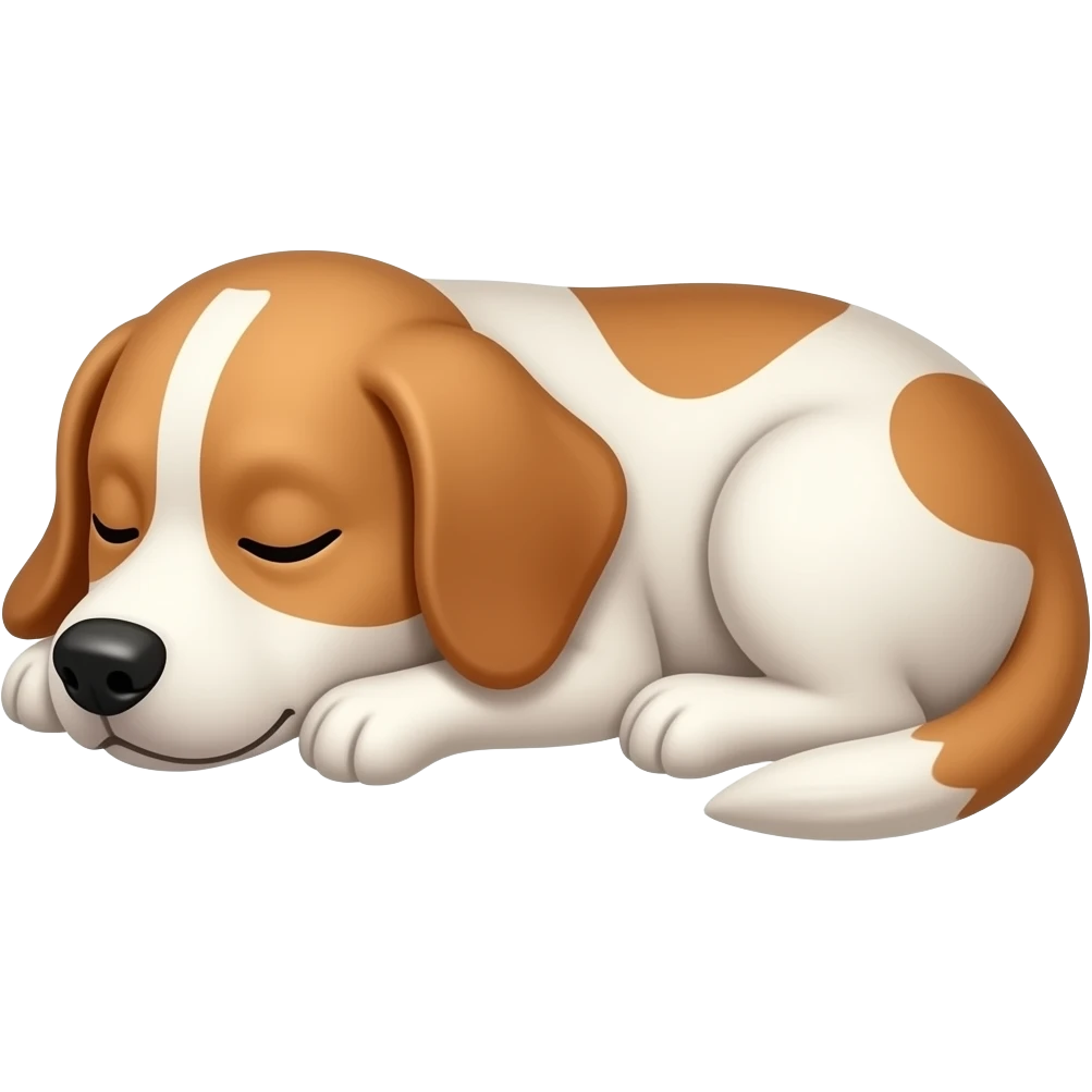 dog sleeping emoji