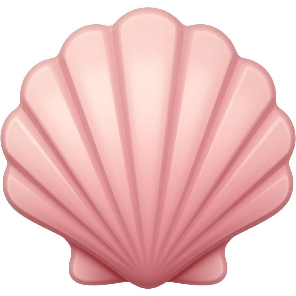 pink seashell emoji